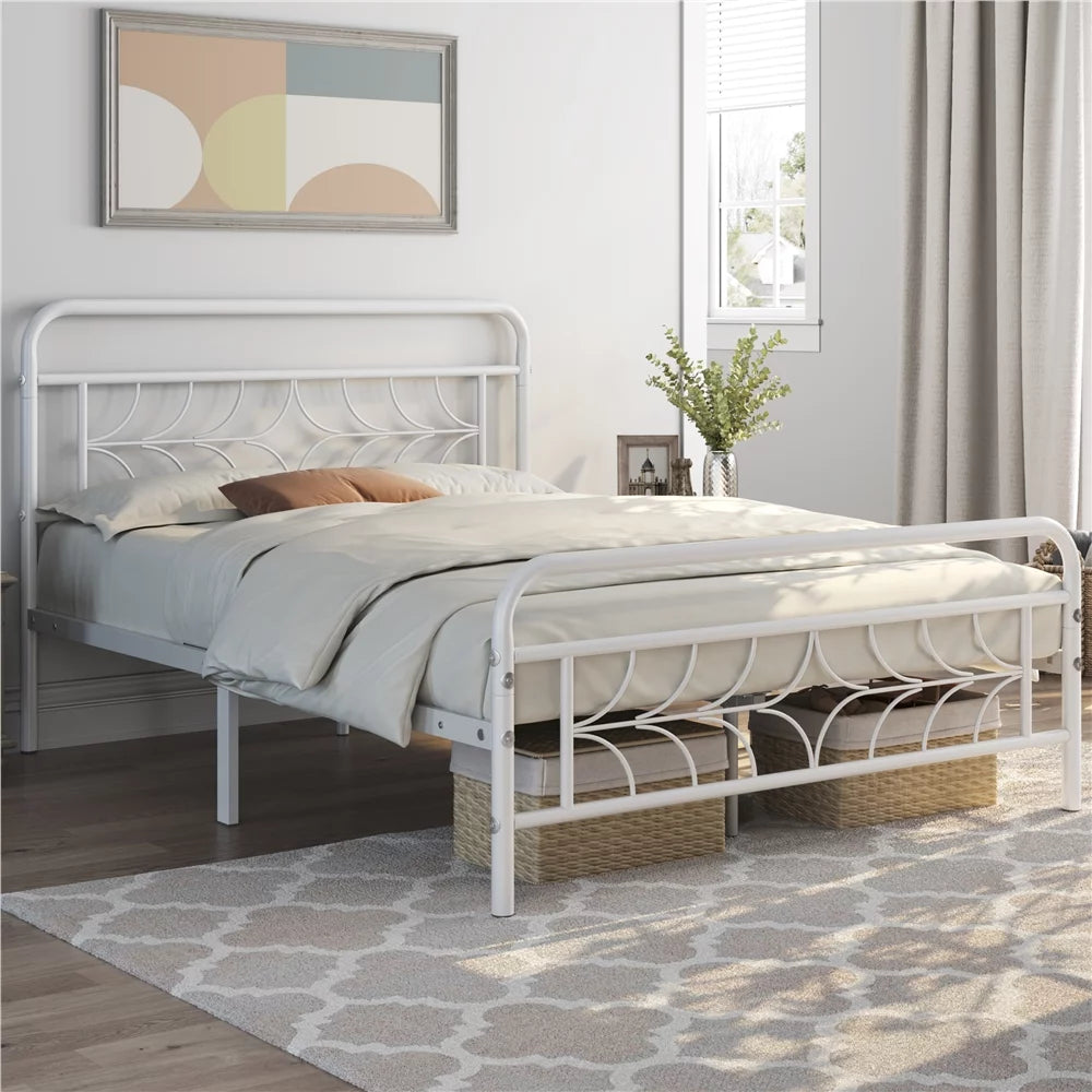 Queen Black Metal Bed D37693