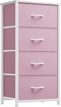 Pink 4 Drawer Fabric Dresser J969