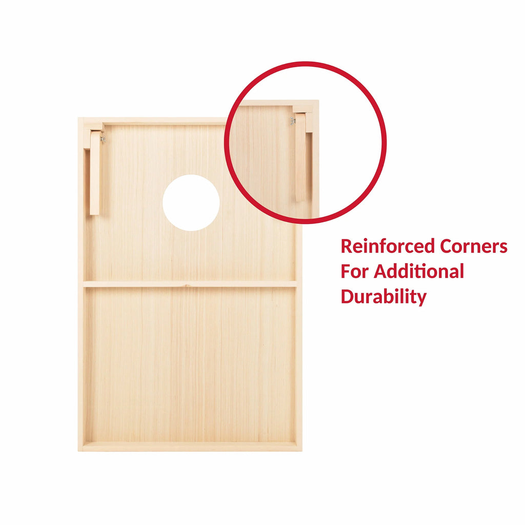 36-inch Solid Wood Cornhole Set with Bean Bags I89151