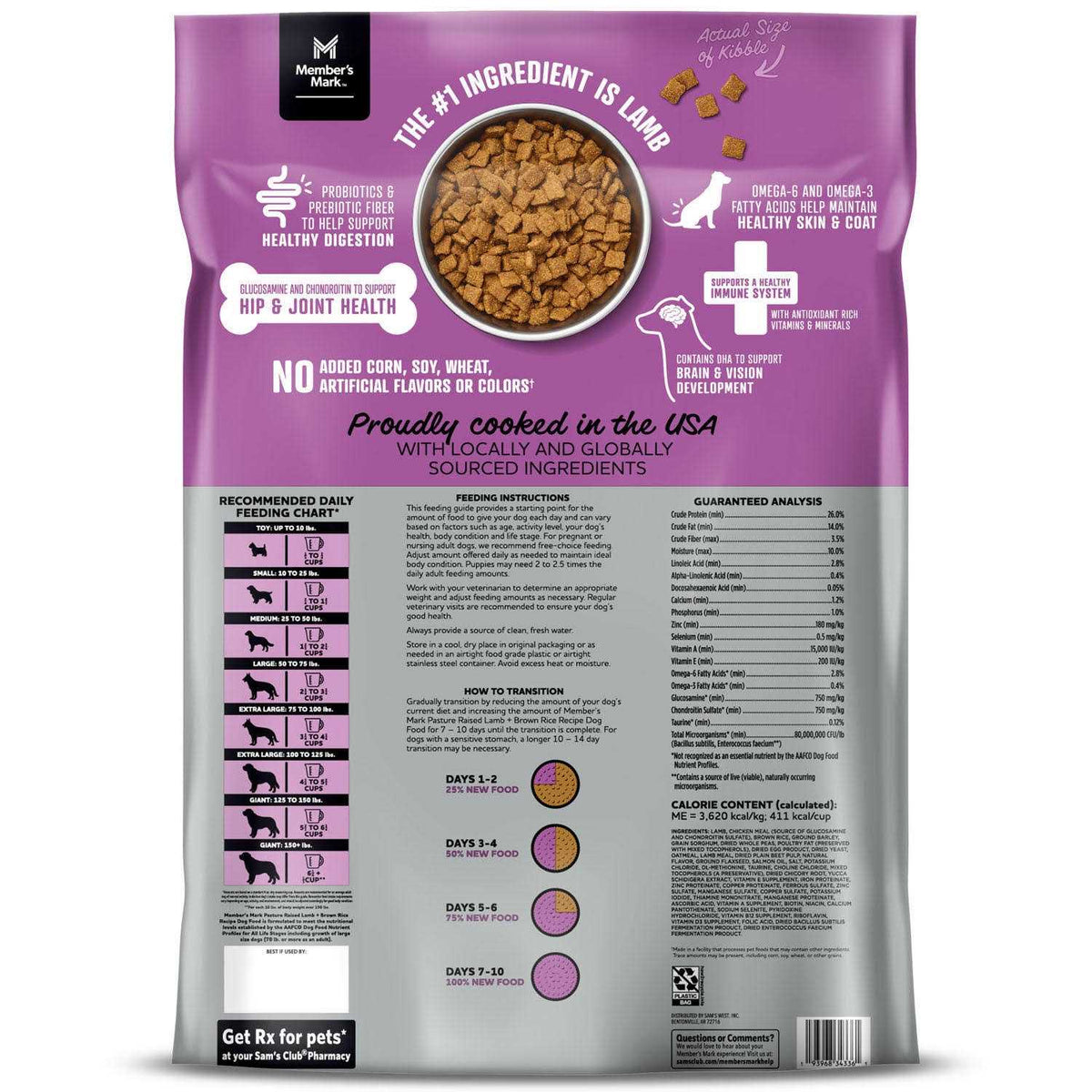 Pasture Raised Lamb Brown Rice Recipe Dry Dog Food Q209