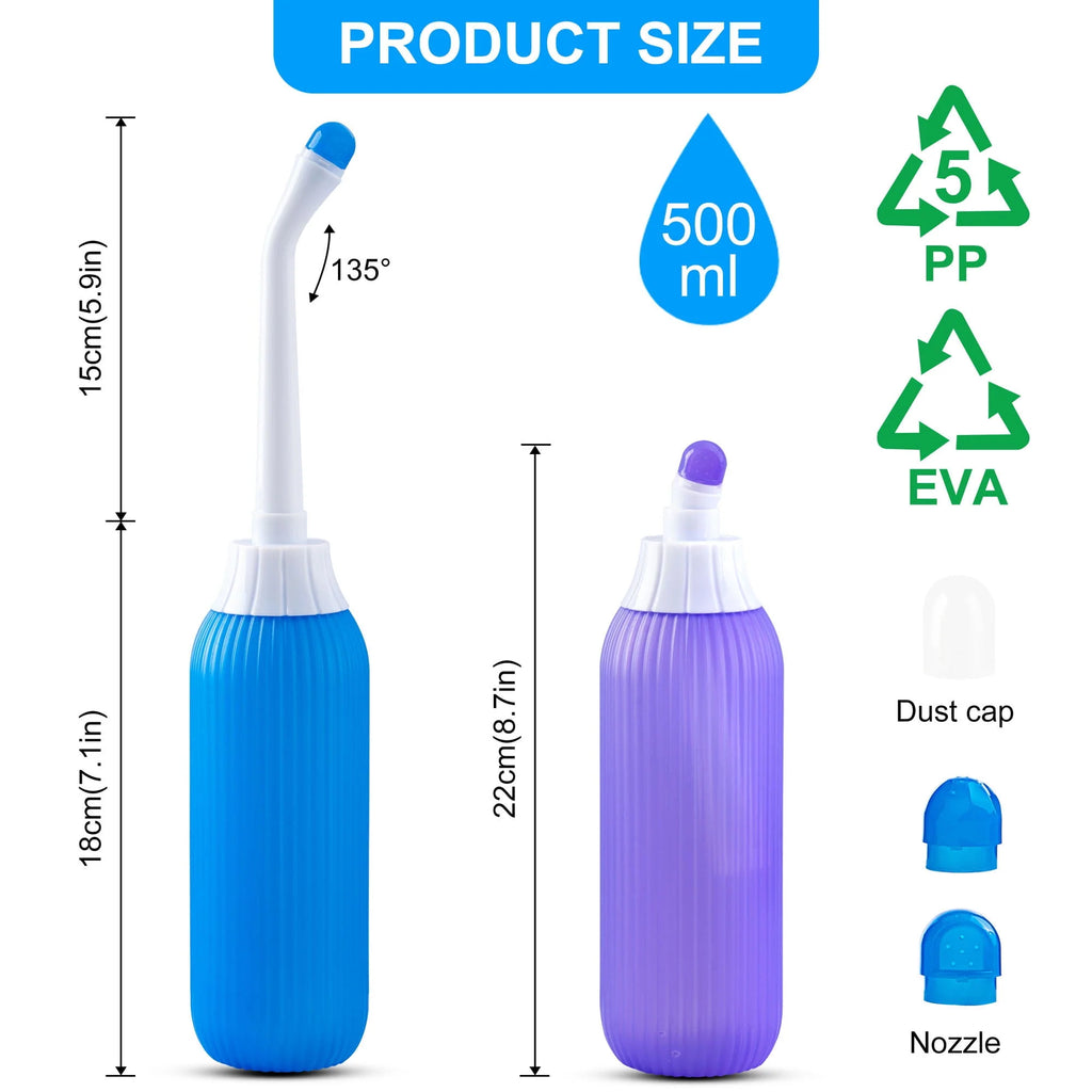 2 Pack Portable Travel Bidet Bottle with Travel Bag J52512
