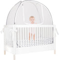 Baby Safety Crib Tent Mosquito Net See Through Mesh Pop-up Canopy Cover W97592
