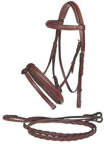 Brown Padded Bridle Q447