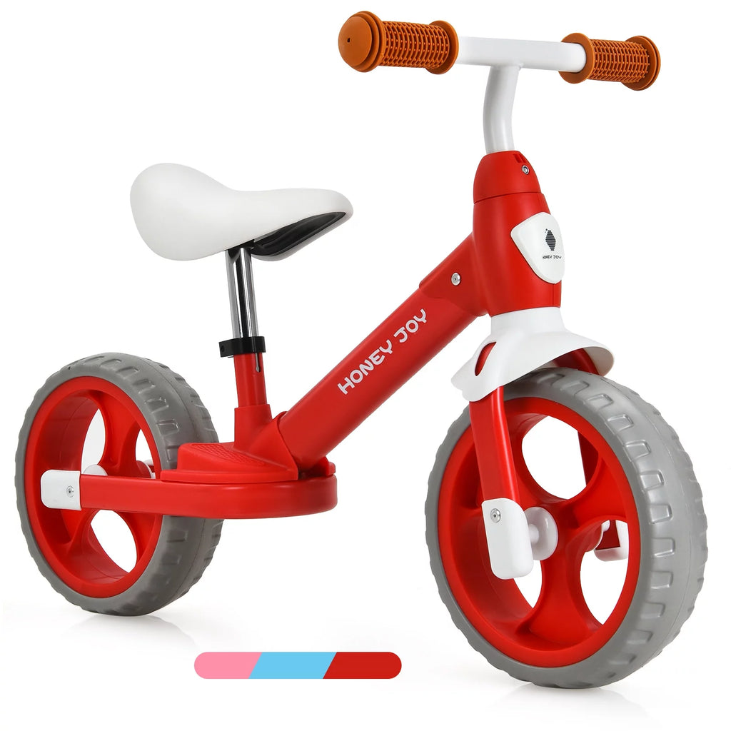 Kids Balance Bike with Feetrests Red D1859