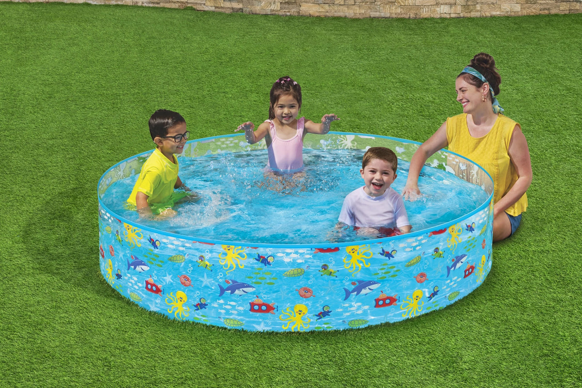 Round Multi-Color Above-Ground Kiddie Pool M38125