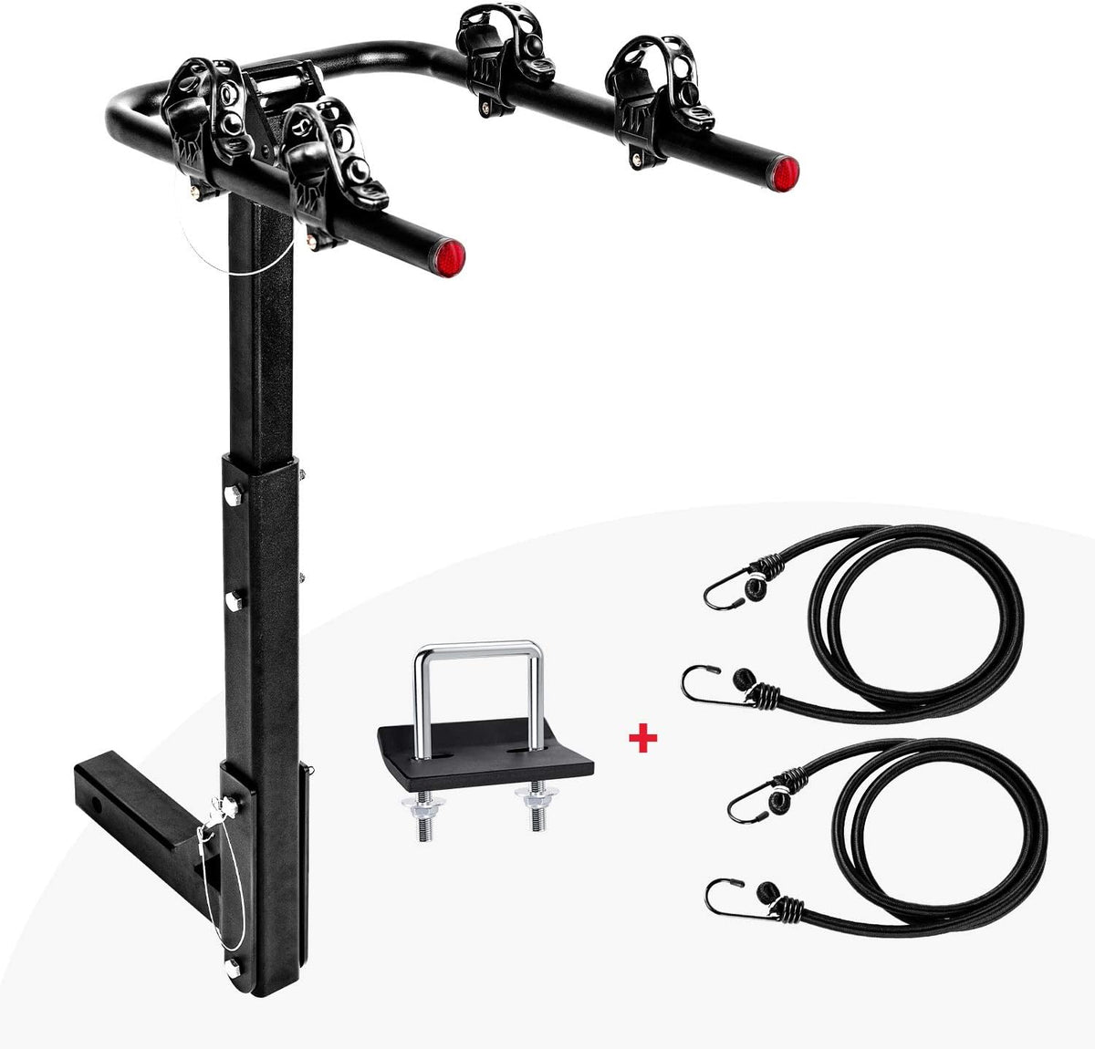 2 Bike Platform Hitch Mount Foldable Rack J439