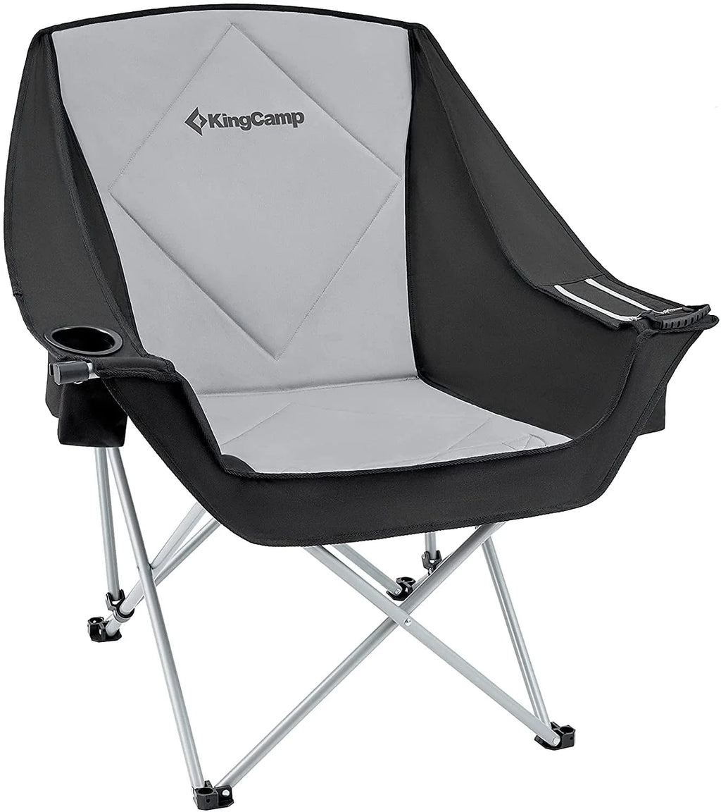 Oversized Folding Camping Chair Black G351091