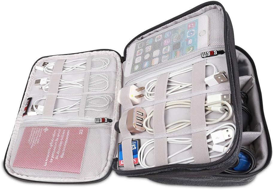 3 Pcs Electronic Organizer Bag Pouch W132095