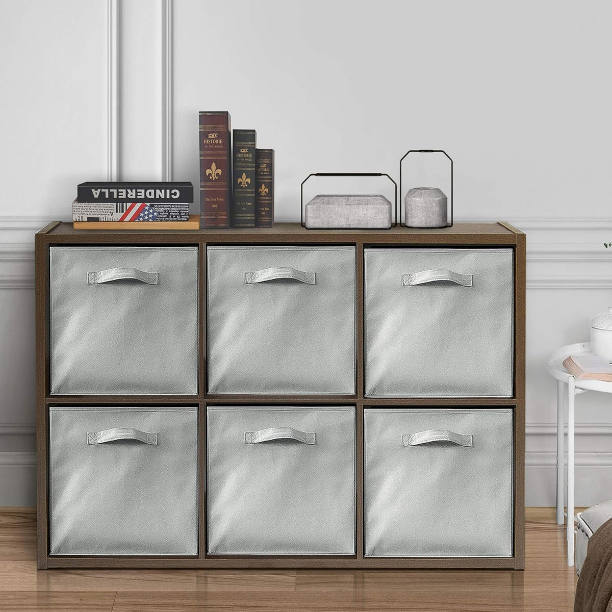 Espresso or White Cube Storage Organizer H130845