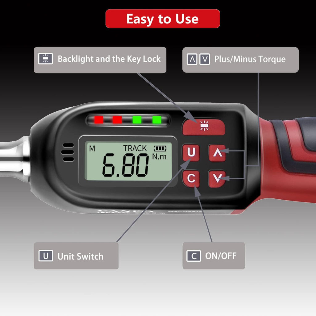 1/2-Inch Drive Digital Torque Wrench G3908