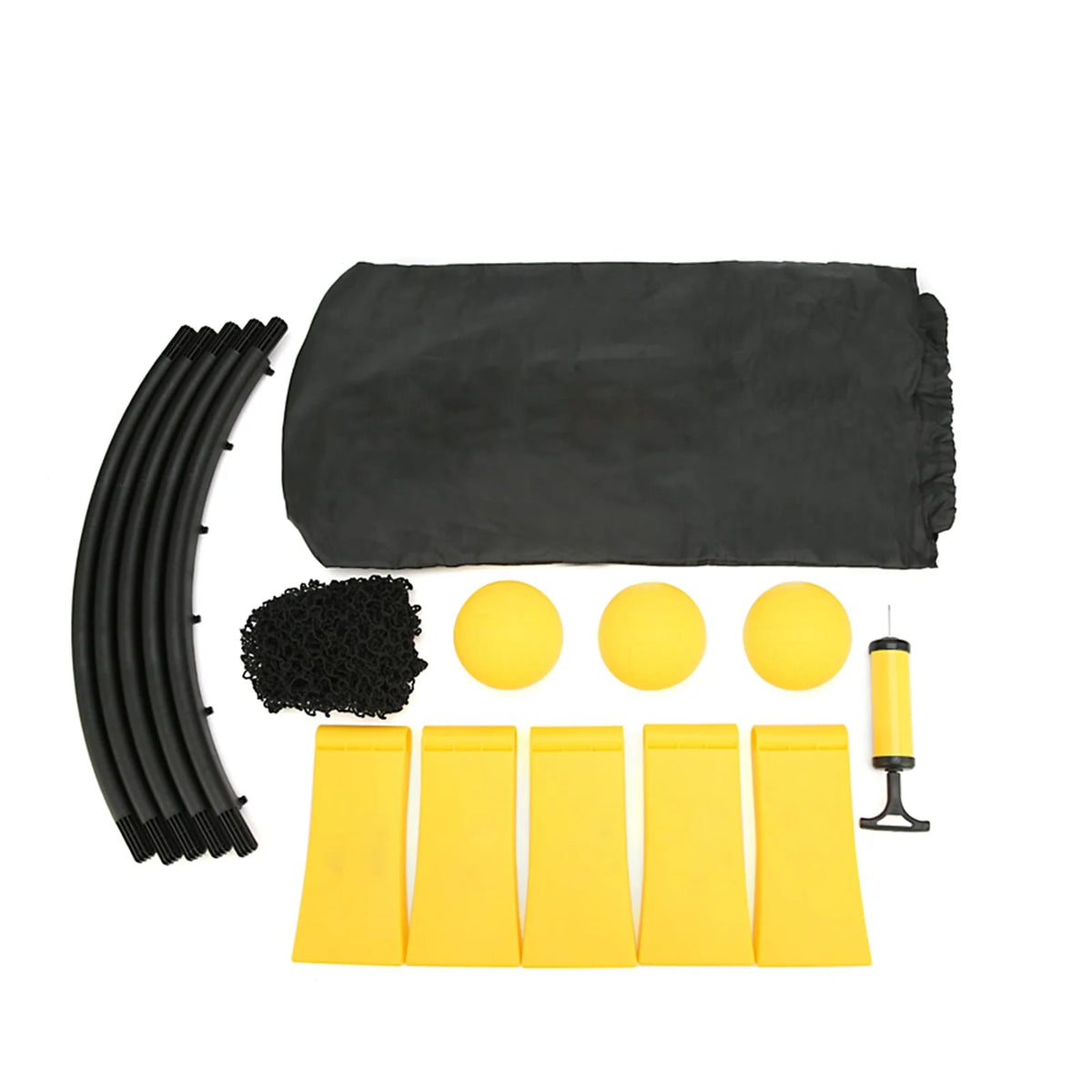 Roundnet Set with 3 Balls, Net, Pump, Carry Bag T825