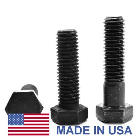 5/16 inch-18 x 3 1/4 inch Grade 8 Hex Cap Screw Alloy Steel Black Oxide Pk 100 I259916