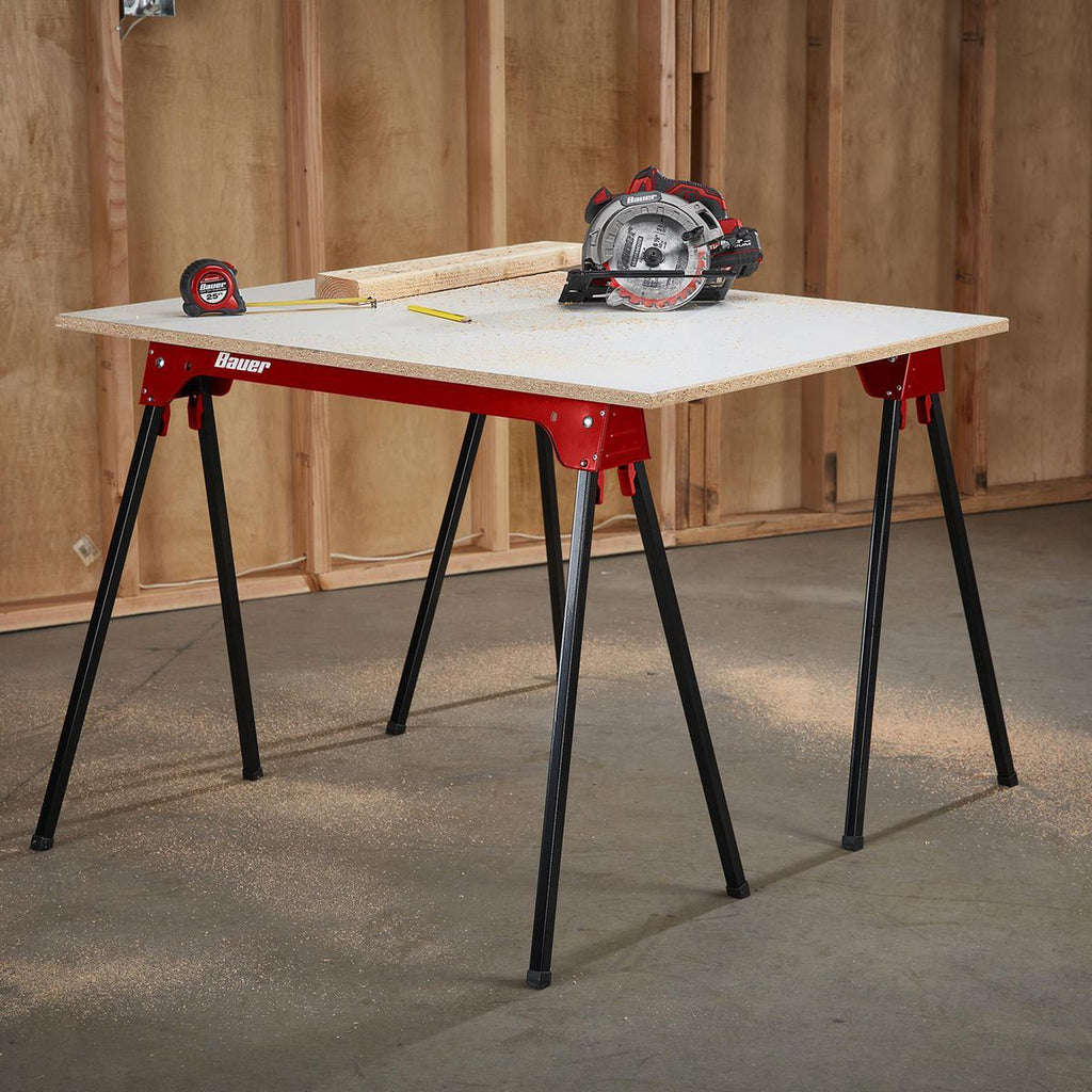 29 in. Steel Folding Sawhorse P1681