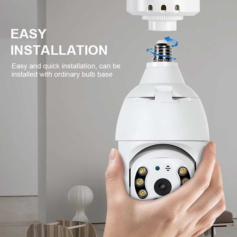 2K Wireless PTZ Security Camera with Night Vision and Two Way Audio U660