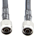 50 Ohm RF Coaxial Cable with N Male Connectors, 6 Feet N762009