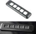 Carbon Fiber Pattern Door Lock Password Button Pillar Post Keypad Trim T524417