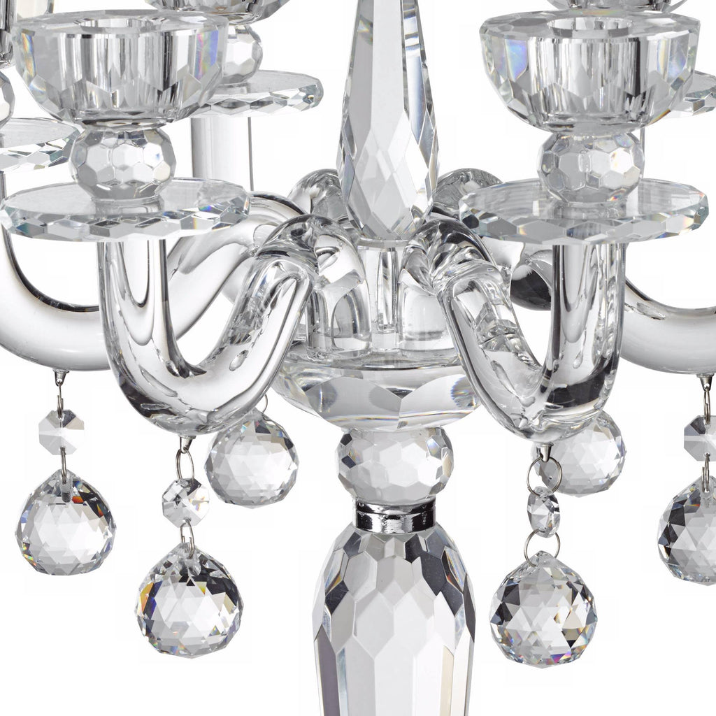 Crystal Candelabra Taper Candle Holder X9907