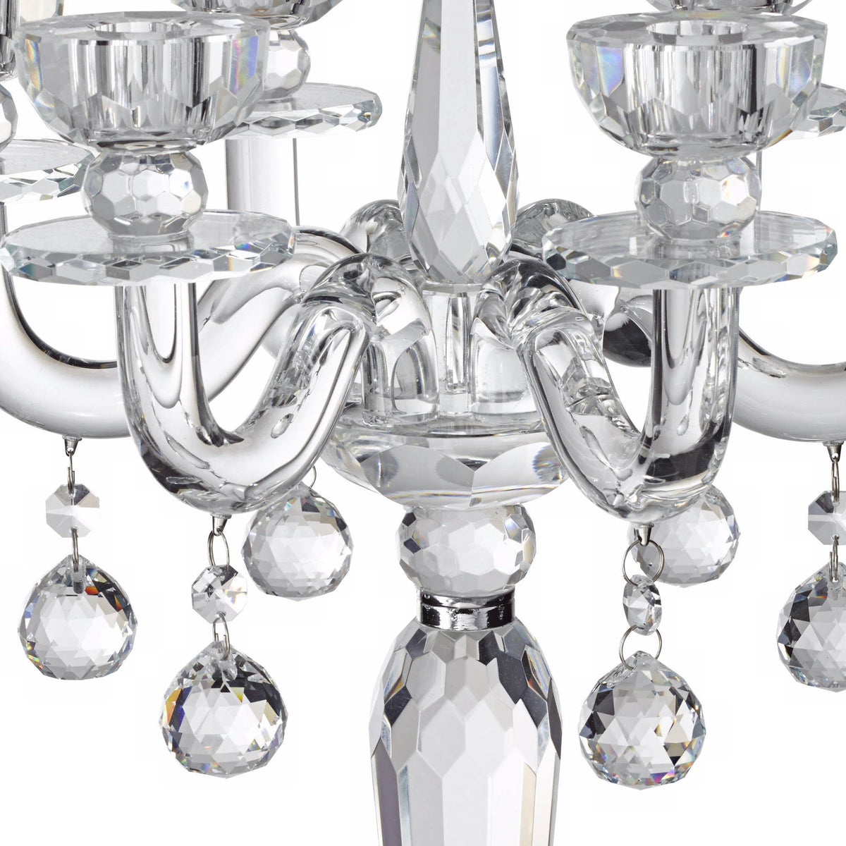 Crystal Candelabra Taper Candle Holder X9907