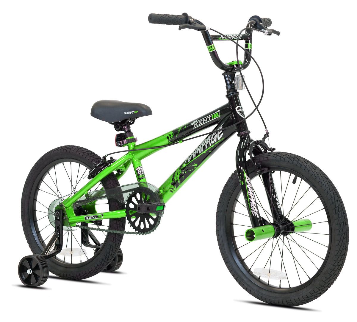 18 In. Gold and Black Bike Z278