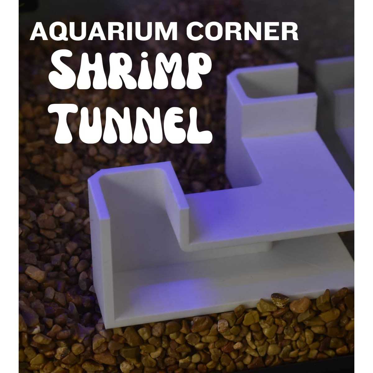 Aquarium Underground Tunnel Fish & Shrimp Hideout Z665