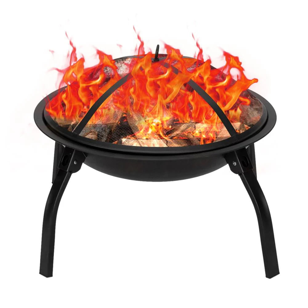 32 Wood Burning Square Fire Pit N78004