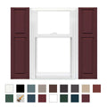 Vinyl Cottage Style Standard Shutter 67 inch Long 1 Pair 12 inch Wide D452935