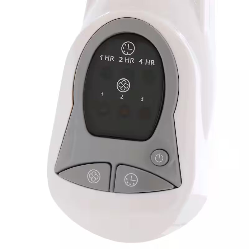 16 in. 3 Speed Oscillating Pedestal Fan with Remote Control in White L8399