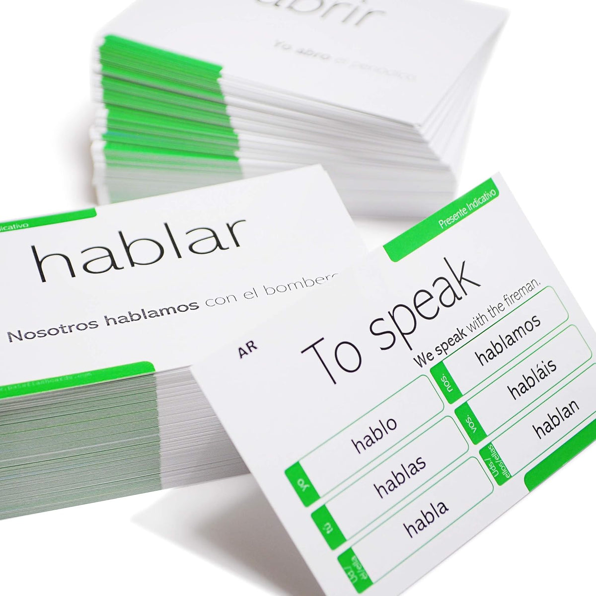 Spanish Conjugation Flash Cards R896940