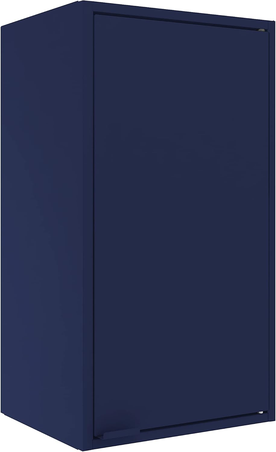 Black and Orange One Door Wall Steel Cabinet H433896