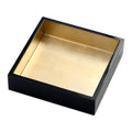 Black & Gold Napkin Holder K7300