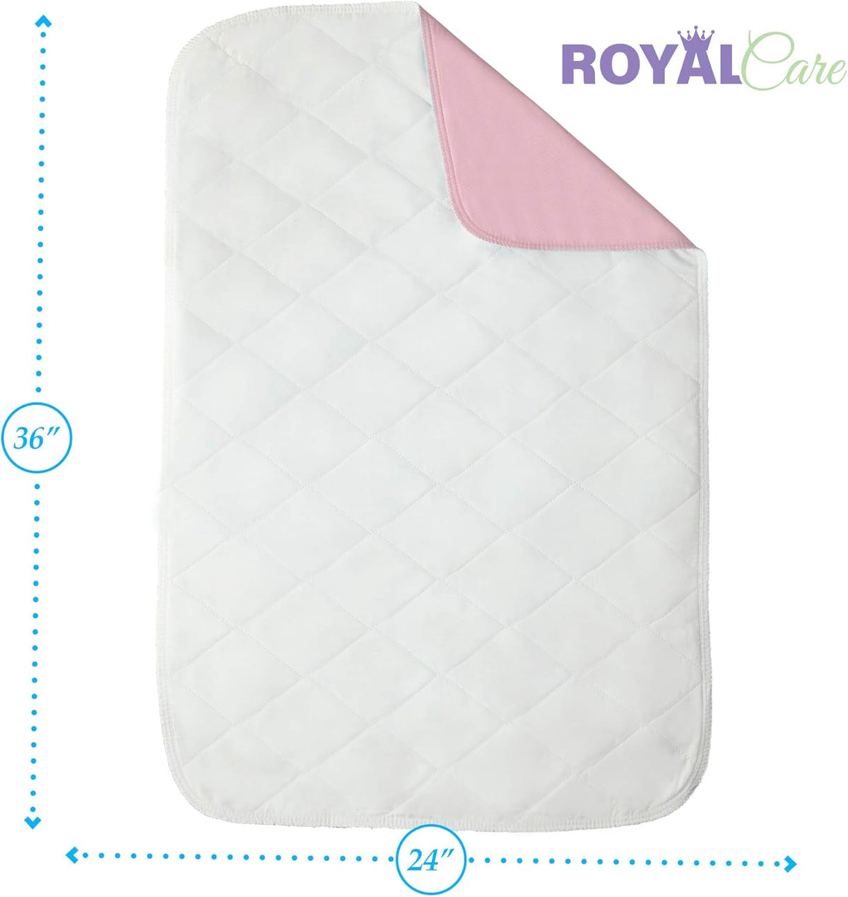 4 Pack 24” x 36” Reusable Waterproof Incontinence Bed Pads X599320