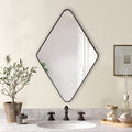24x36 Inch Black Antique Wall Mirror G4179