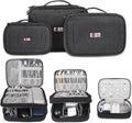 3 Pcs Electronic Organizer Bag Pouch W132095