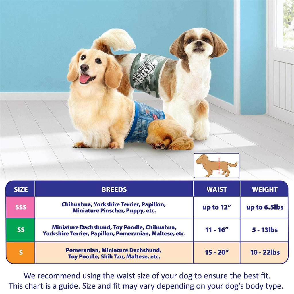 Disposable Male Dog Wraps Z24453
