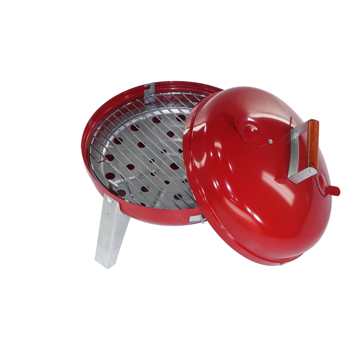 Portable Steel Charcoal Grill Black K766840