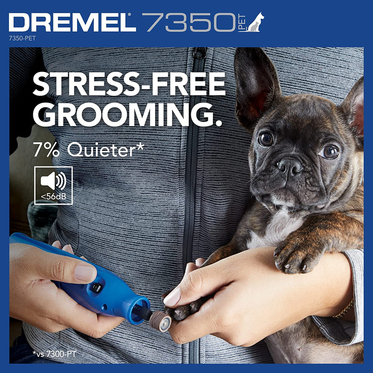 4V Pet Nail Grinder and Trimmer Grooming Kit Q500
