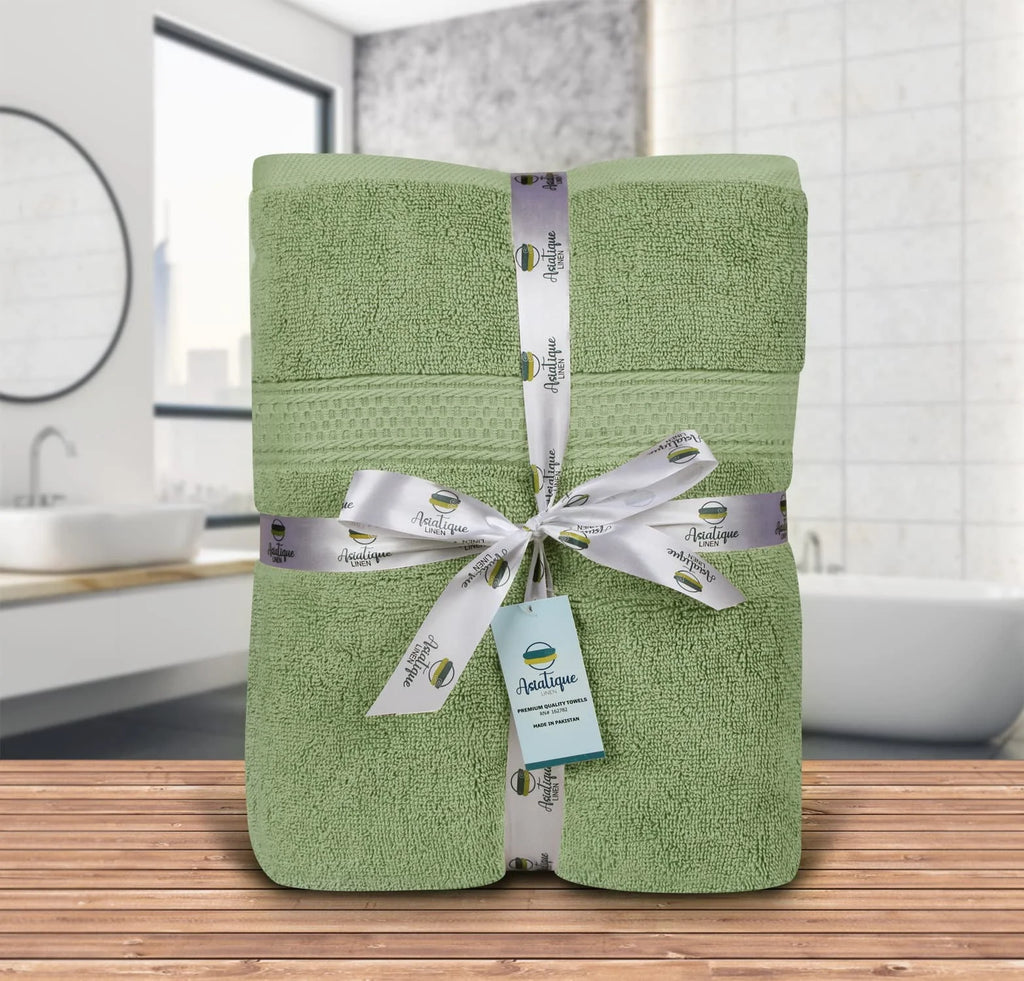 8 Piece Beige 650 GSM 100% Cotton Bath Towels Set W593