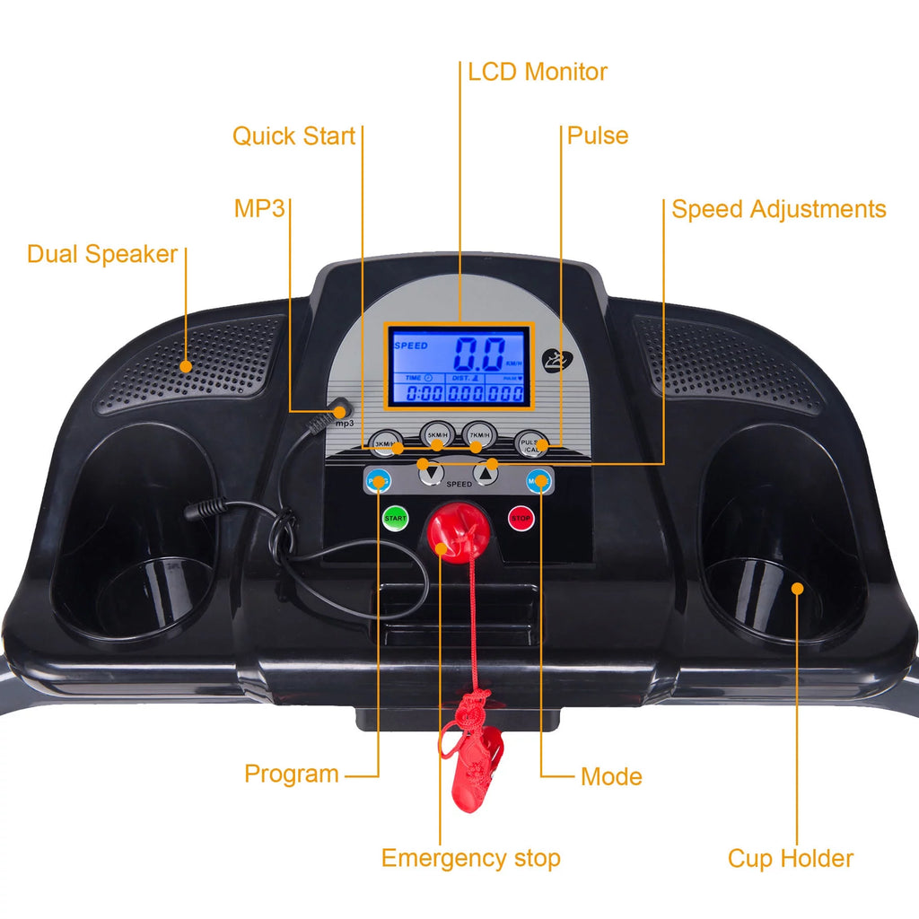 Foldable Incline Motorized Treadmill X276
