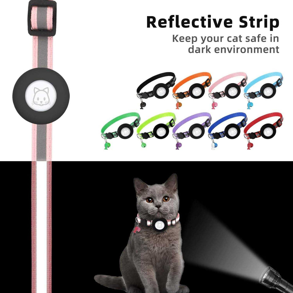 Cat Collar with Bell and Safety Buckle R5679