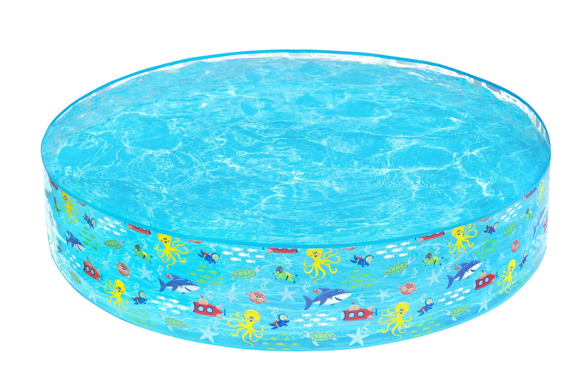 Round Multi-Color Above-Ground Kiddie Pool M38125
