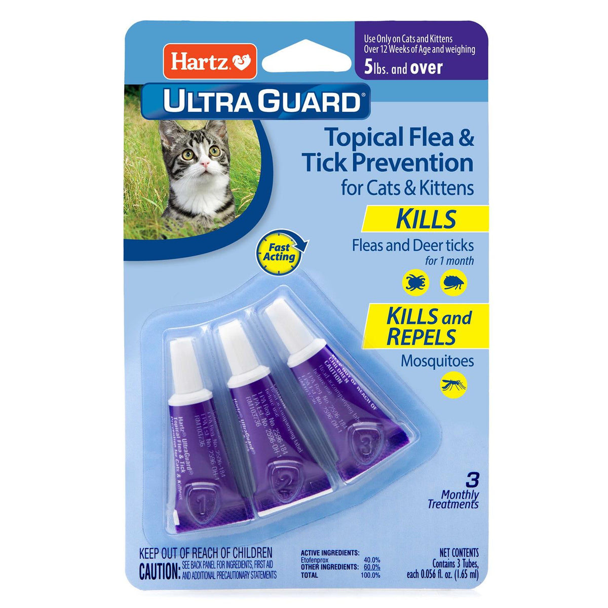 Flea and Tick Prevention for Cats D9055
