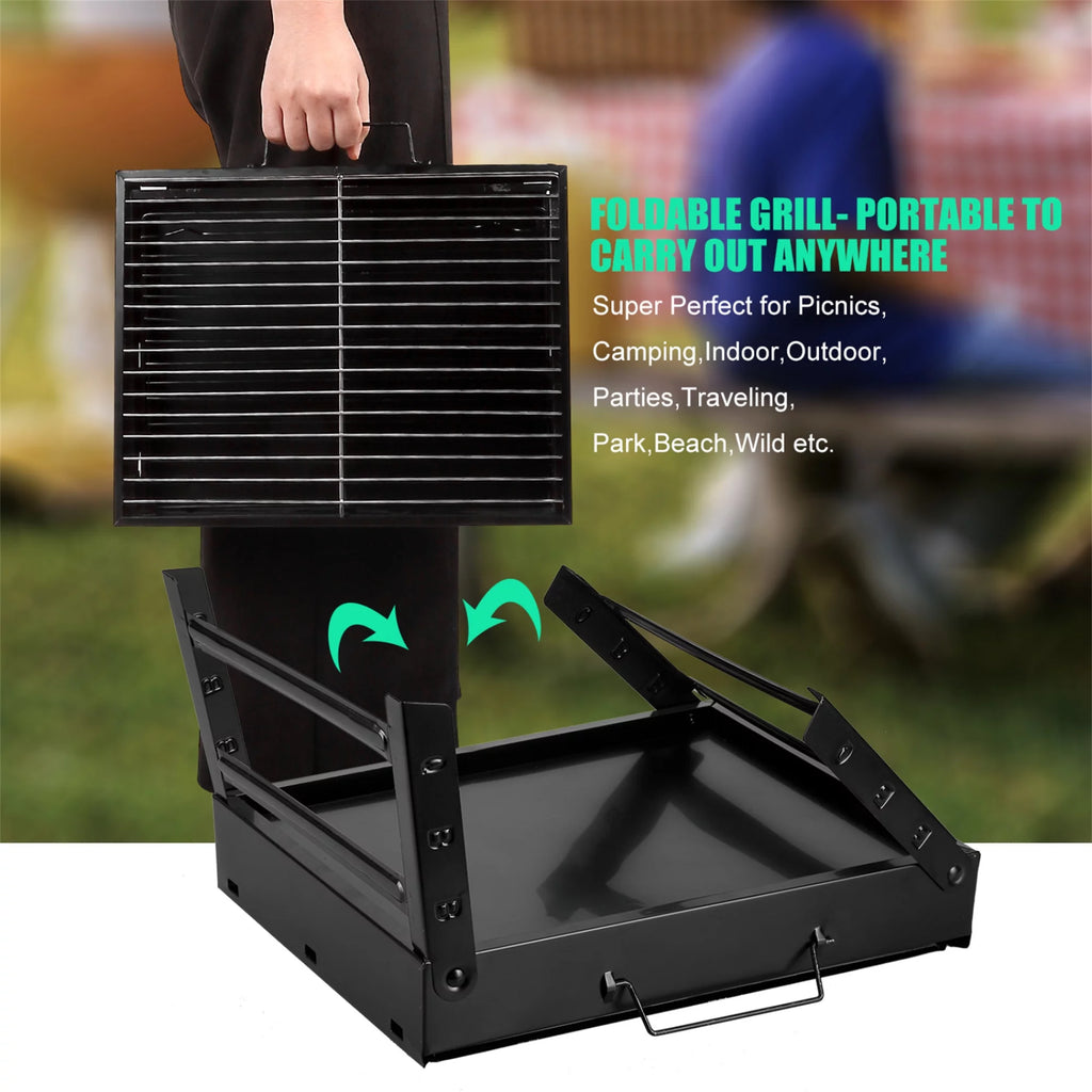 Charcoal Portable Folding BBQ Grill H858