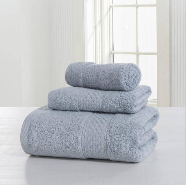 3-Piece 100% Cotton Bath Towel Set W654