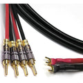 11 AWG Speaker Cable 2 Spade to 4 Banana J775