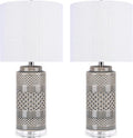 Navy Ceramic Table Lamp Set of 2 Q54560