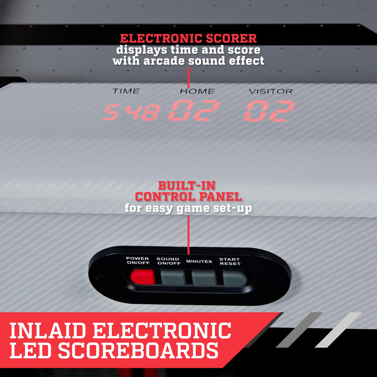 84 inch Air Hockey Table with Electronic Scorer L50797