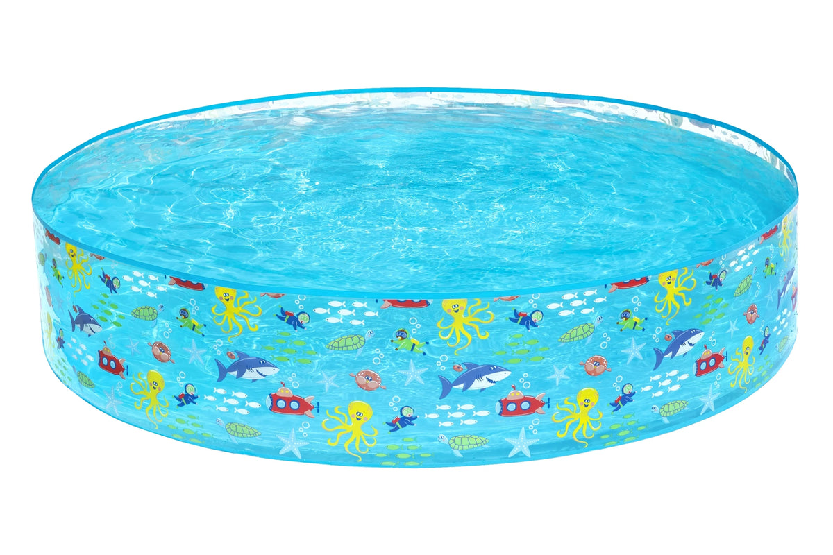 Round Multi-Color Above-Ground Kiddie Pool M38125