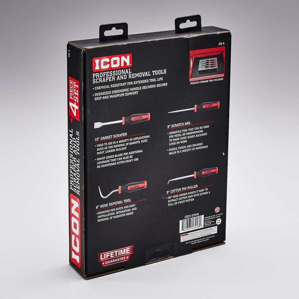 Scraper and Removal Tools, 4 Piece B5757