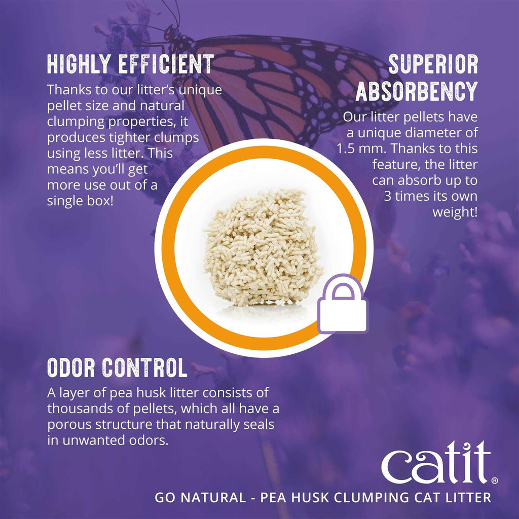 Pea Husk Clumping Cat Litter B82830