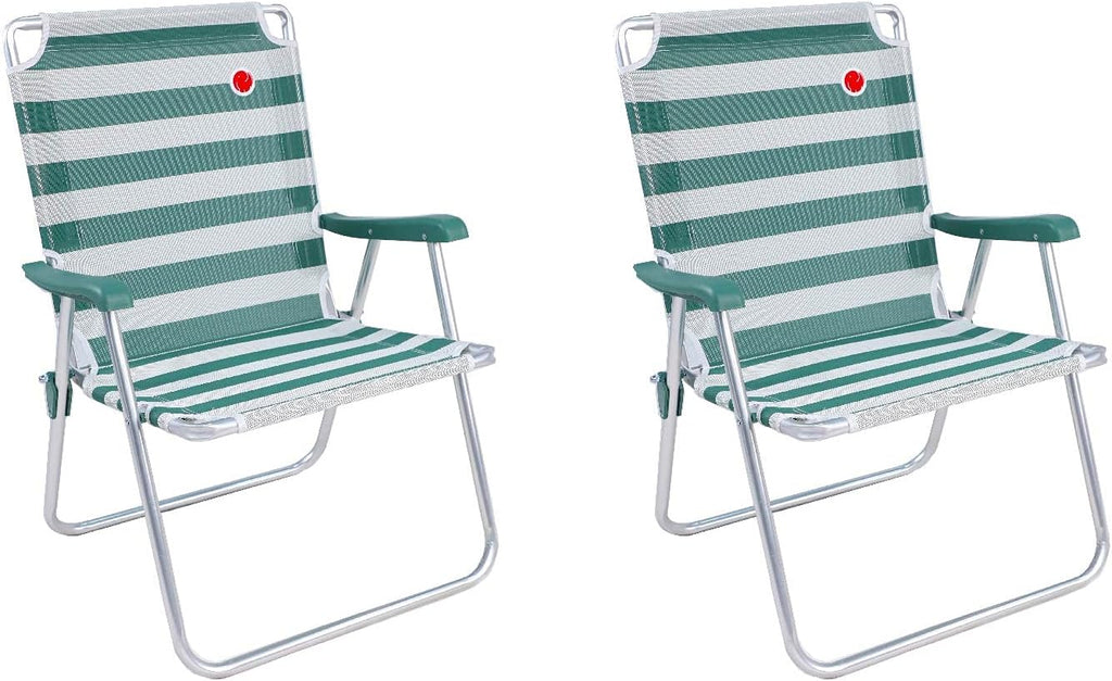 Folding Camp Chair 2 Pack Red White Y699451